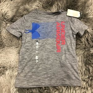 Under Armour | Boys’ Athletic T-Shirt | Grey | Size Small